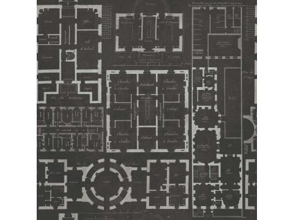 MINDTHEGAP Chateau Anthracite - tapeta