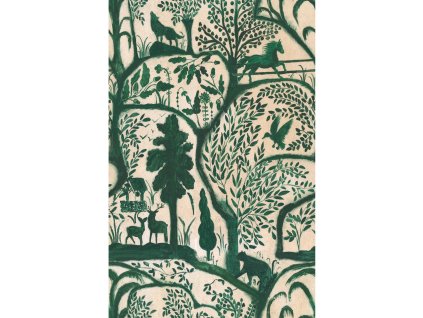 MINDTHEGAP The Enchanted Woodland Green - tapeta