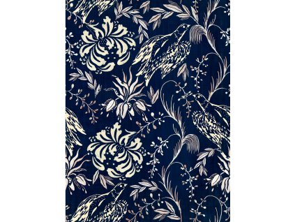 21970 mindthegap folk embroidery indigo tapeta
