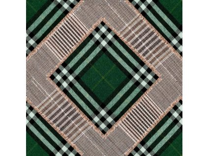 MINDTHEGAP Checkered Patchwork British Green