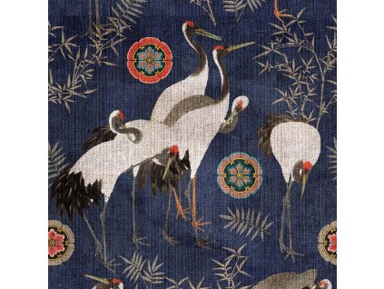 22612 mindthegap tsuru indigo tapeta