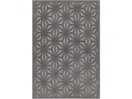 ASIATIC LONDON Alfresco Salta Anthracite Star - koberec