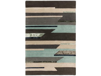ASIATIC LONDON Matrix MAX63 Rhombus Blue - koberec (ROZMER CM 200 x 300)