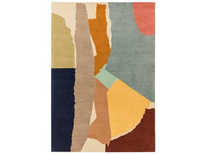 ASIATIC LONDON Reef RF14 Abstract Multi Wool - koberec (ROZMER CM 200 x 290)
