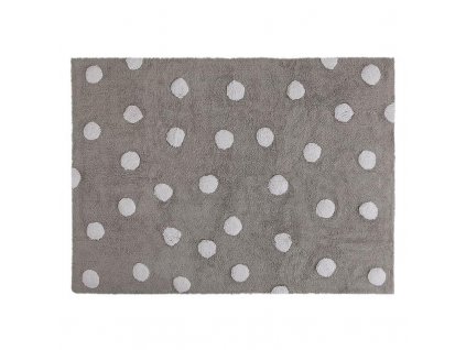 LORENA CANALS Polka Dots Grey-White - koberec