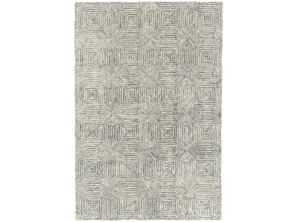 ASIATIC LONDON Camden Black White - koberec (ROZMER CM 200 x 300)