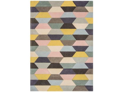 ASIATIC LONDON Funk Honeycomb Pastel - koberec (ROZMER CM 200 x 300)