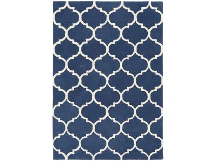 ASIATIC LONDON Albany Ogee Blue - koberec (ROZMER CM 200 x 300)