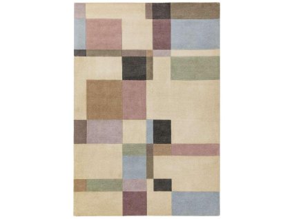 ASIATIC LONDON Reef RF17 Blocks Pastel Wool - koberec (ROZMER CM 200 x 290)