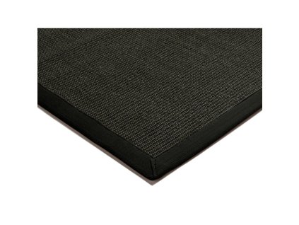 ASIATIC LONDON Sisal Black/Black - koberec (ROZMER CM 200 x 300)