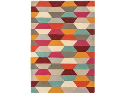 ASIATIC LONDON Funk Honeycomb Bright - koberec (ROZMER CM 200 x 300)