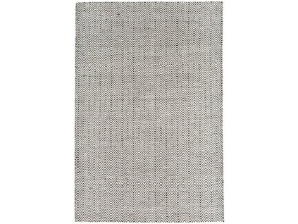 ASIATIC LONDON Ives Black White - koberec (ROZMER CM 160 x 230)