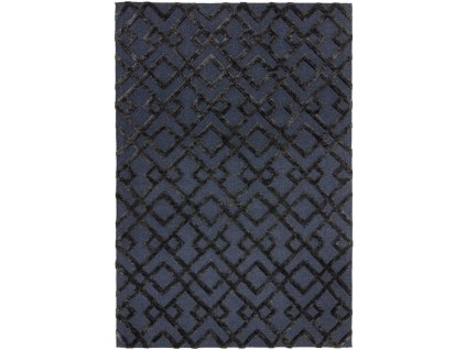 ASIATIC LONDON Dixon Black Trellis - koberec (ROZMER CM 200 x 290)