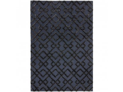 ASIATIC LONDON Dixon Black Trellis - koberec
