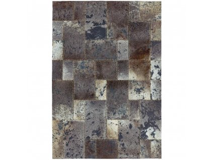 ASIATIC LONDON Xylo Grey Black Studs - koberec