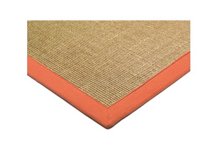 ASIATIC LONDON Sisal Linen/Orange - koberec (ROZMER CM 200 x 300)