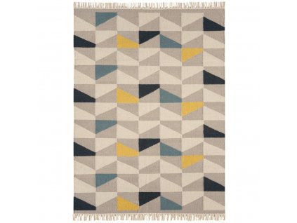 ASIATIC LONDON Hackney Geo Mustard - koberec