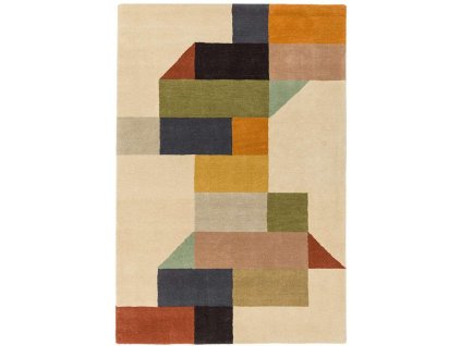 ASIATIC LONDON Reef RF15 Modern Multi Wool - koberec (ROZMER CM 200 x 290)