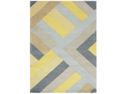 ASIATIC LONDON Reef RF02 Big Zig Ochre Grey - koberec (ROZMER CM 200 x 290)