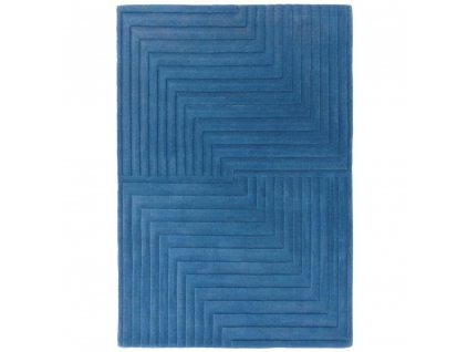 ASIATIC LONDON Form Blue - koberec