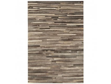 ASIATIC LONDON Gaucho Stripe Dark Grey - koberec