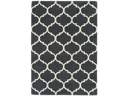 ASIATIC LONDON Albany Ogee Charcoal - koberec (ROZMER CM 200 x 300)