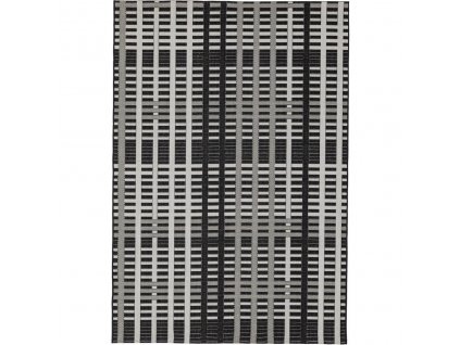 ASIATIC LONDON Alfresco Patio Black Grid - koberec