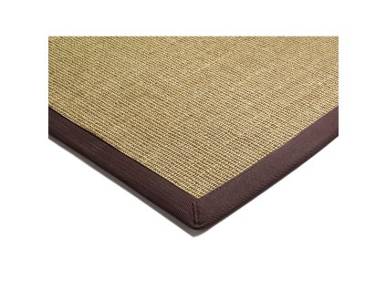 ASIATIC LONDON Sisal Linen/Chocolate - koberec (ROZMER CM 200 x 300)