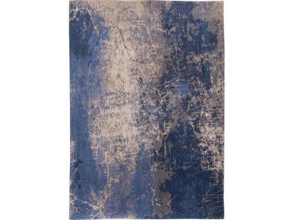 LOUIS DE POORTERE Mad Men Cracks 8629 Abyss Blue - koberec