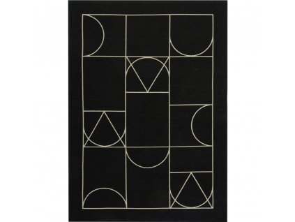 CARPET DECOR - Signet Black - koberec