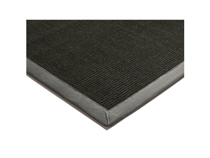 ASIATIC LONDON Sisal Black/Grey - koberec (ROZMER CM 200 x 300)