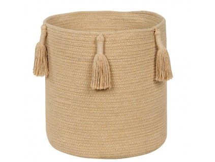 LORENA CANALS Pletený detský kôš Woody Honey - kôš
