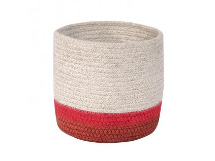 LORENA CANALS Pletený kôš Mini Tricolor Natural - kôš