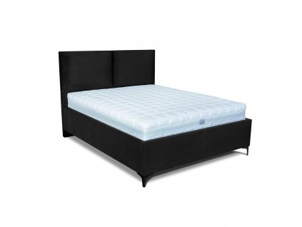 MOOD posteľ Beneto s bočným výklopom 2219/čierna