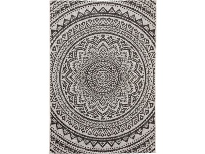 MOOD SELECTION Exteriérový koberec Cleo White/Black - koberec