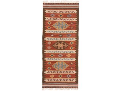 MOOD SELECTION Kelim Zohra Multicolour/Red - koberec