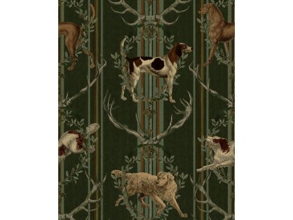 46657 mindthegap mountain dogs cypress green tapeta