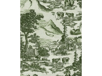 MINDTHEGAP Toile Du Tyrol Evergreen - tapeta