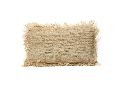 BAZAR BIZAR The Raffia Cushion Cover - Natural - 30x50 obliečka