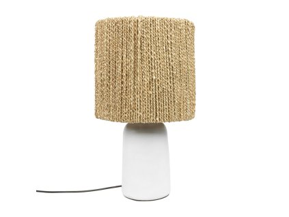 BAZAR BIZAR The Chalki Table Lamp - White Natural stolové svietidlo
