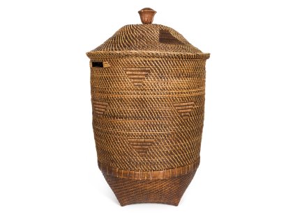 BAZAR BIZAR The Colonial Laundry Basket - Natural Brown - XL úložný kôš