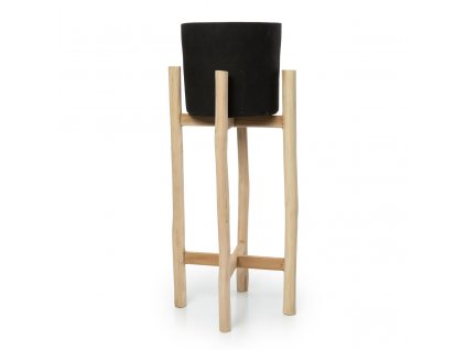 BAZAR BIZAR The Charcoal High - Black Natural - L váza