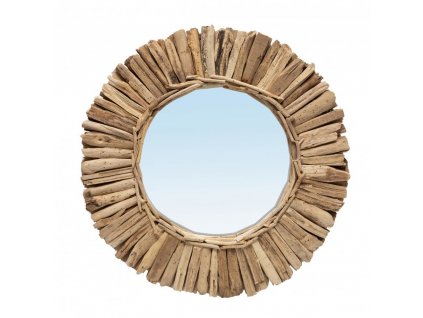 BAZAR BIZAR The Driftwood Crown Mirror - Natural - M zrkadlo
