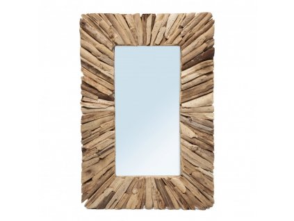 BAZAR BIZAR The Driftwood Framed Mirror - Natural - M zrkadlo