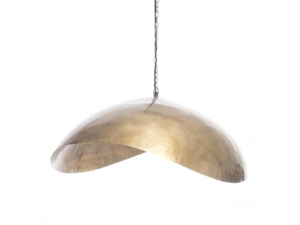 BAZAR BIZAR The Fortune Cookie Pendant - Brass - XL závesné svietidlo