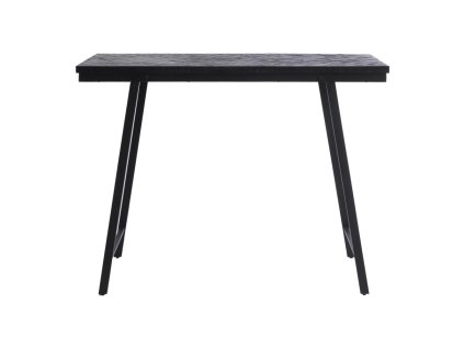 BAZAR BIZAR The Herringbone High Table - Black - 140cm vysoký stôl