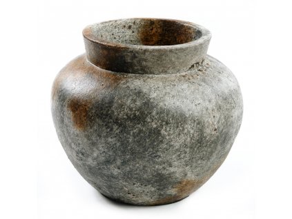 BAZAR BIZAR The Funky Vase - Antique Grey - L váza