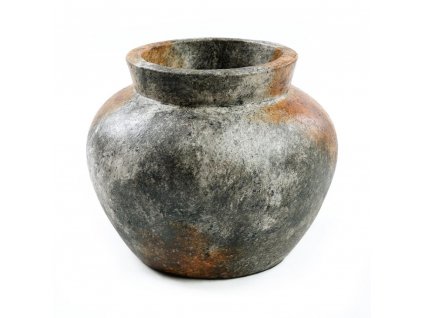 BAZAR BIZAR The Funky Vase - Antique Grey - S váza