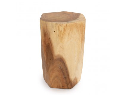 BAZAR BIZAR The Adira Stool - Natural príručný stolík