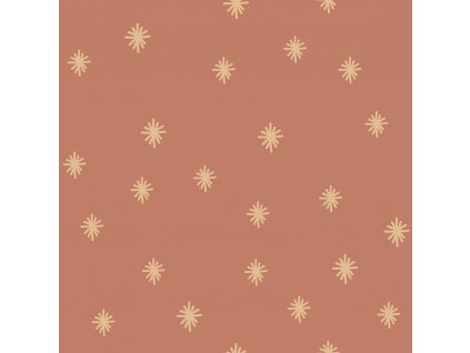 DEKORNIK Simple Irregulars Stars On Brick Background - Tapeta